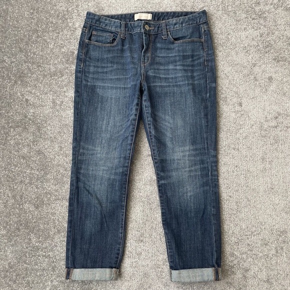 Banana Republic Denim - Banana Republic Jeans Womens 29/8 Cropped Rolled Cuff Casual Denim Capri Pants